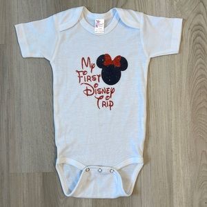 🌟My First Disney Trip Shirt - 6/12 Month🌟